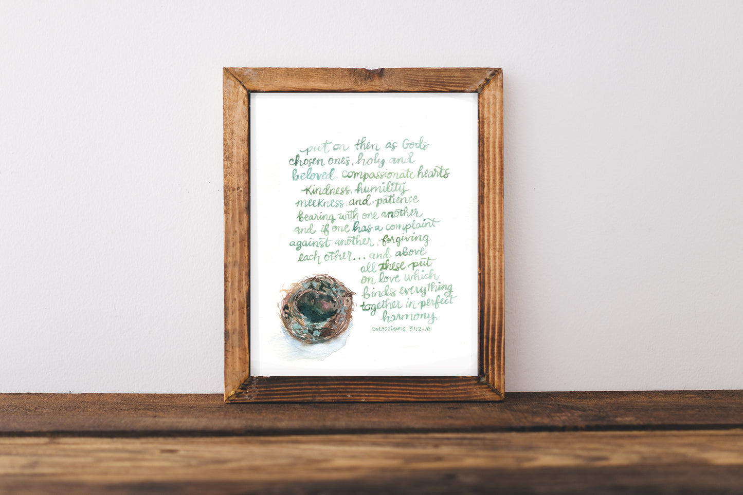 Love Binds Us Together watercolor print