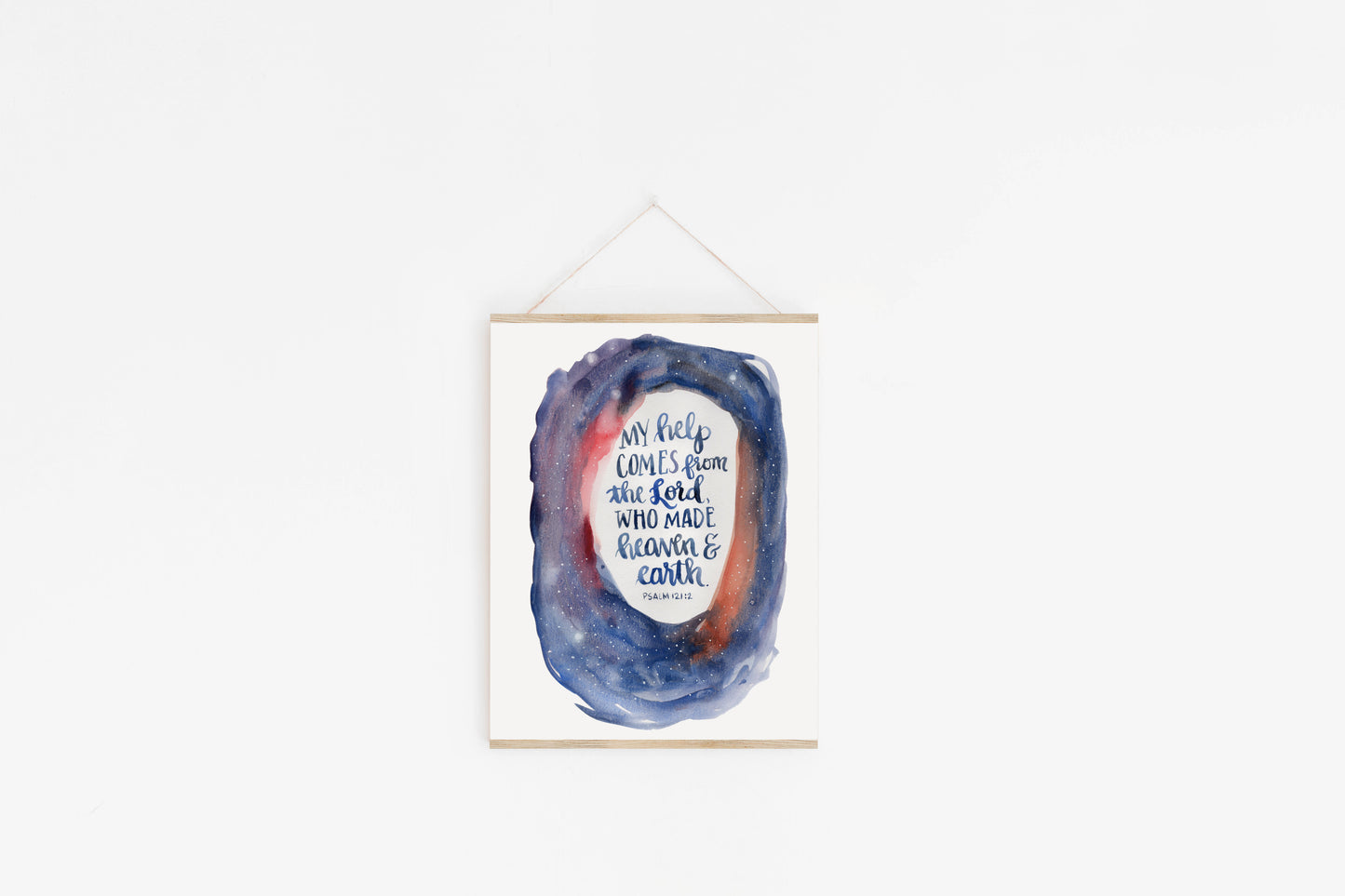 Heaven and Earth watercolor print