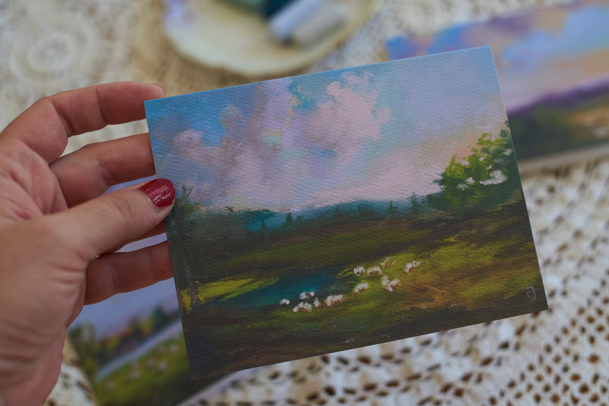 Pasture Notecard Set of 3
