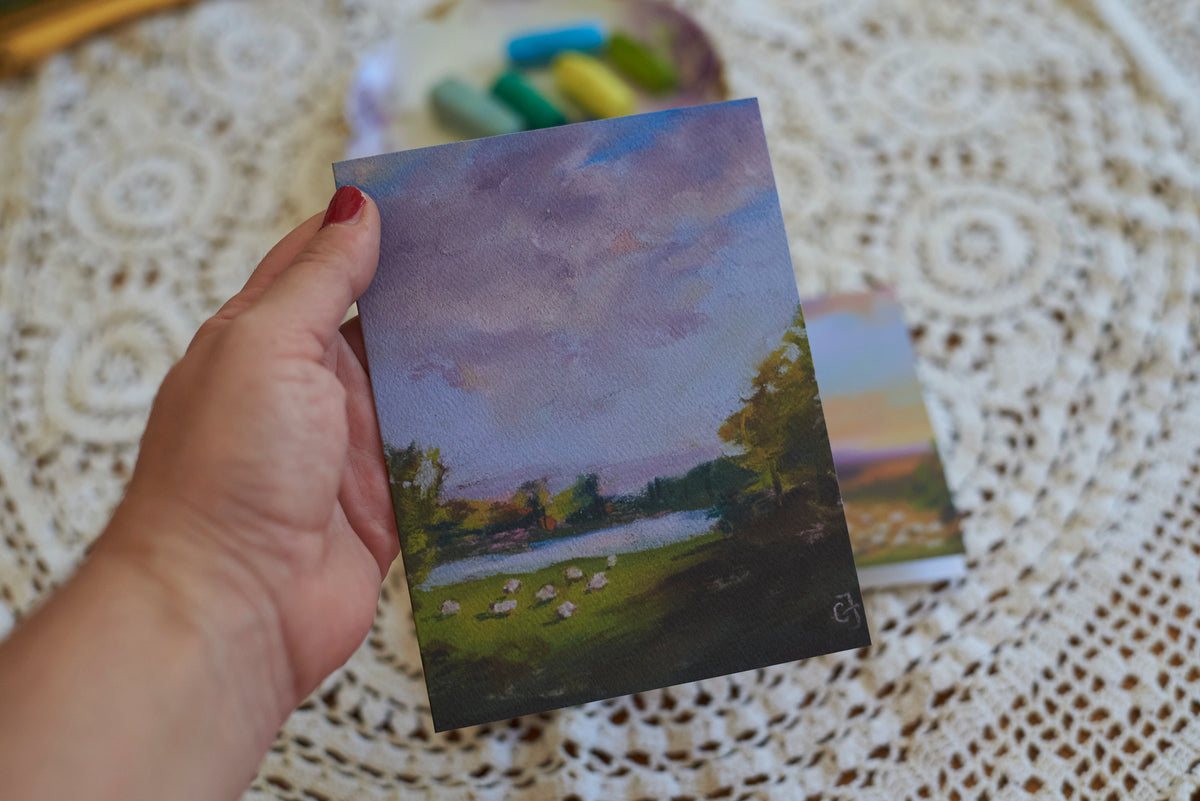 Pasture Notecard Set of 3