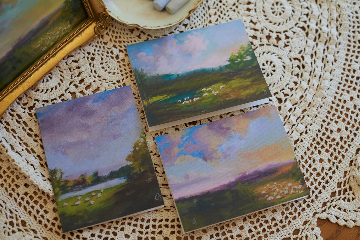Pasture Notecard Set of 3
