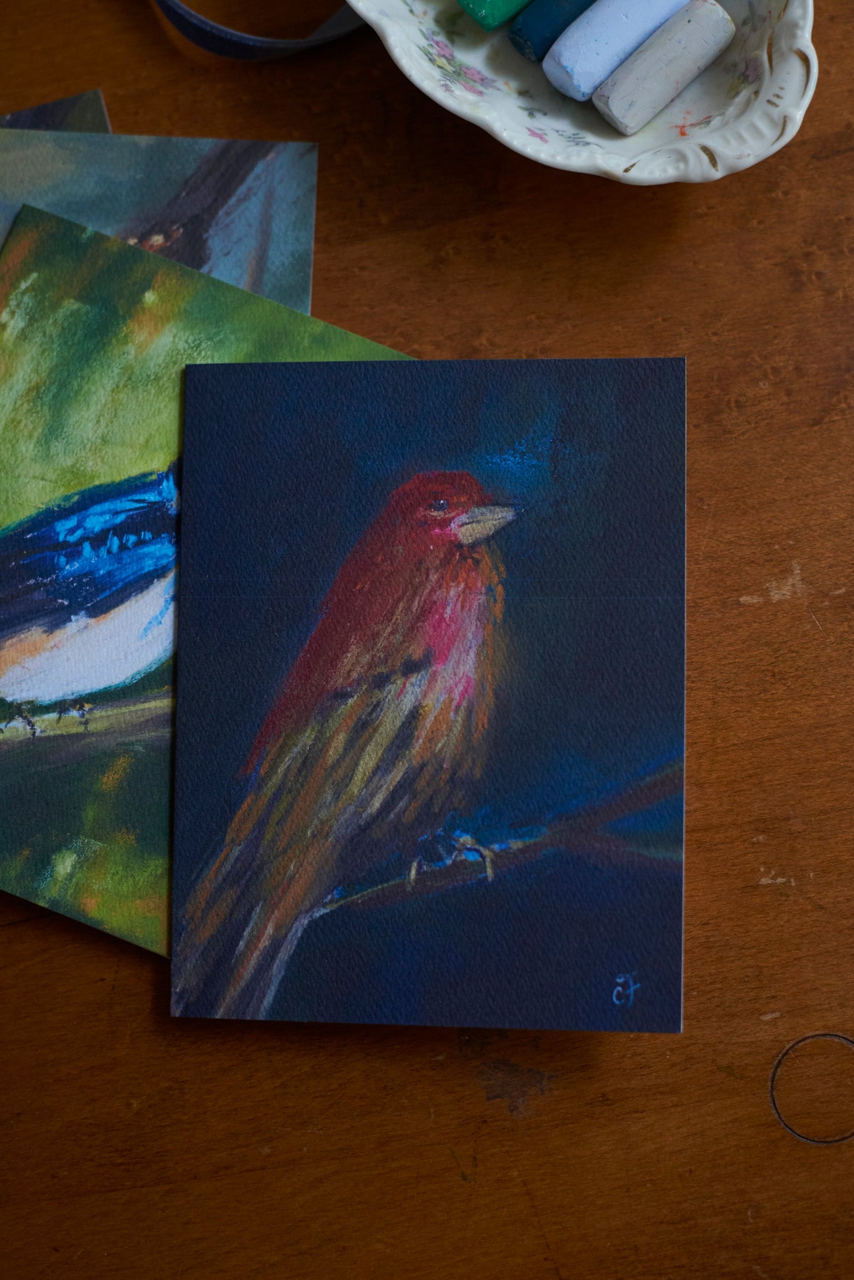 Bird collection notecard set of 6