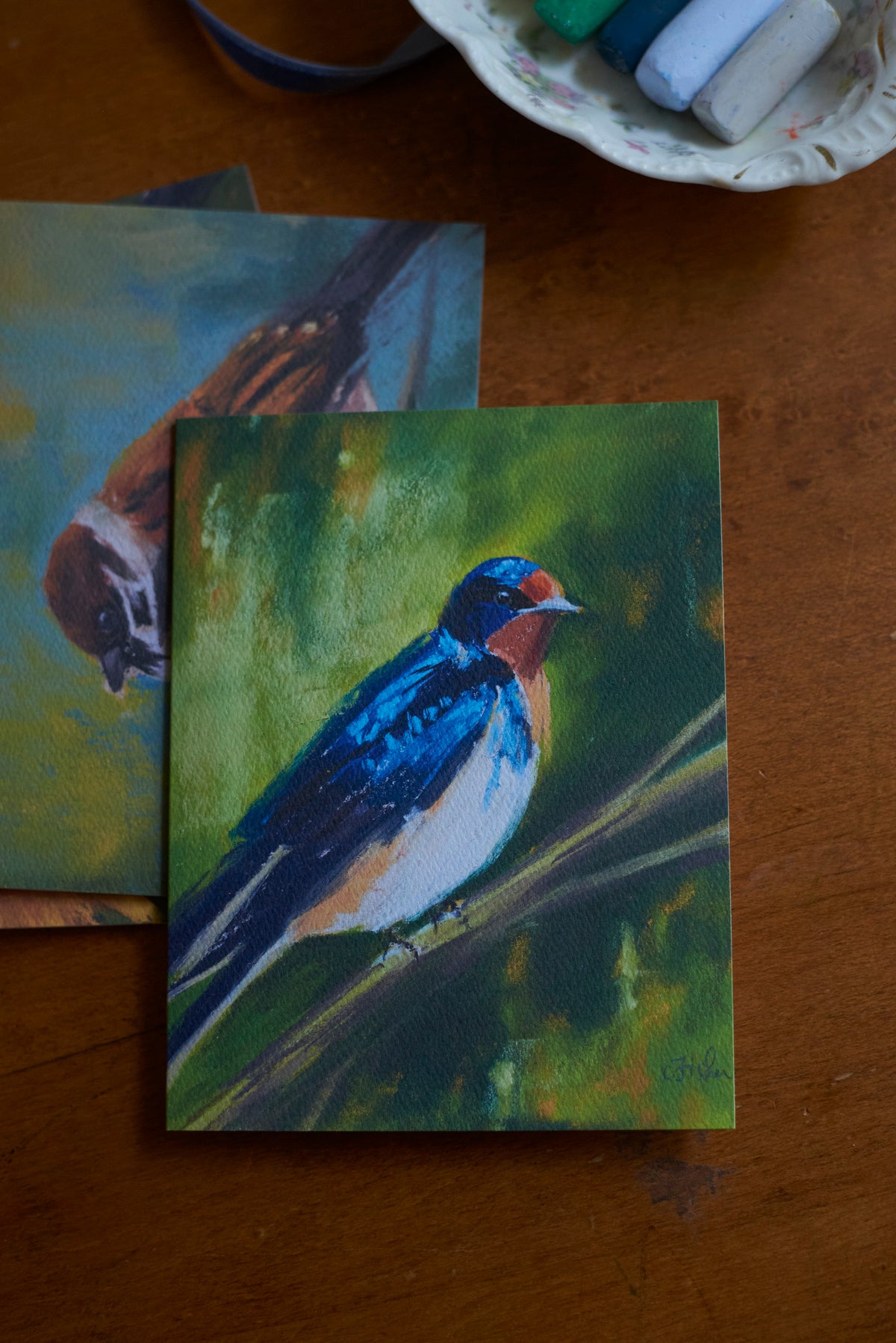 Bird collection notecard set of 6